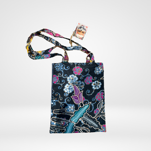 Kommune Batik and Denim Bag