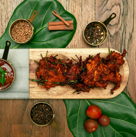 Pumpkin fritters using local grown pumpkin