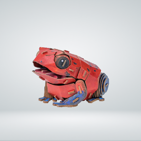 3D Paper Puzzle – Poison Dart Frog