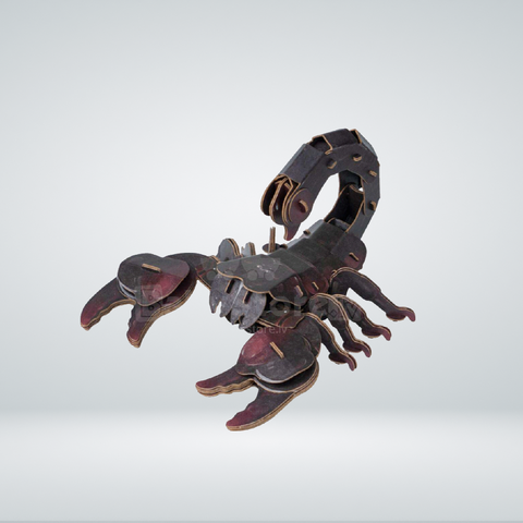 3D Paper Puzzle – Rainforest Scorpion