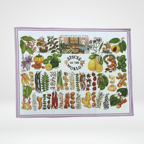 Spices of the World Tea Towels by Tropical Spice Garden