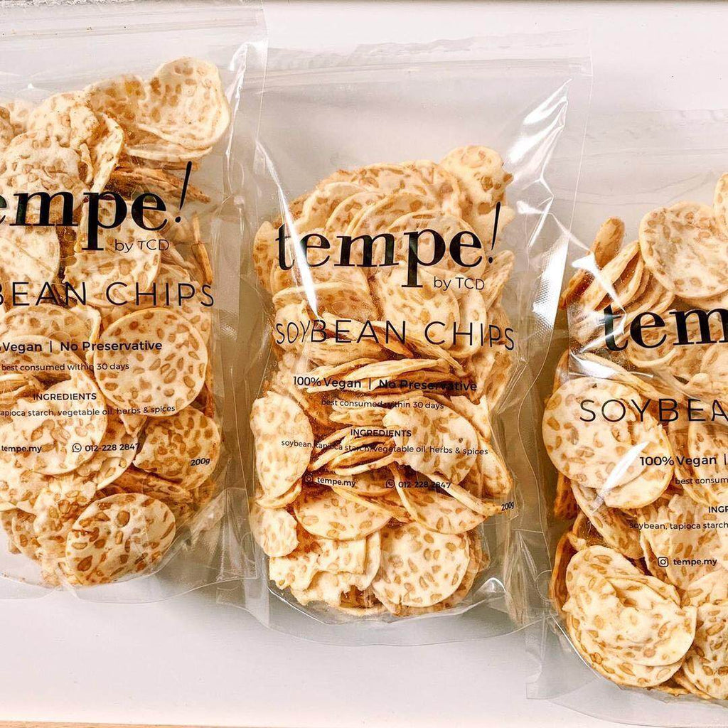Tempeh Chips Soybean Chips by TCD Kommune.Store