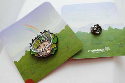 The Habitat Penang Hill Series Enamel Pins