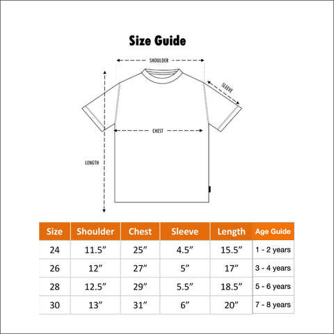 The Habitat Penang Hill Cotton Tshirt - Park Trail Map (Kid size)