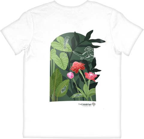 The Habitat Penang Hill Cotton Tshirt - Rainforest & Plants (Kids size)