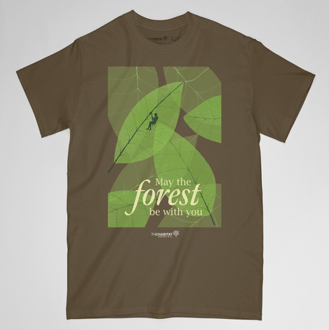 The Habitat Penang Hill Cotton Tshirt - May the Forest be with you (Adult size)