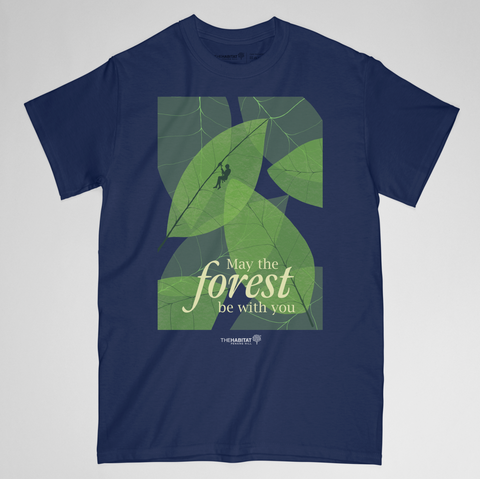 The Habitat Penang Hill Cotton Tshirt - May the Forest be with you (Adult size)