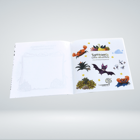 The Habitat Tamtam's Little Adventure Story Colouring Book