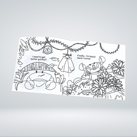 The Habitat Tamtam's Little Adventure Story Colouring Book