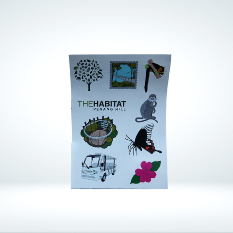 The Habitat Penang Hill A6 Stickers