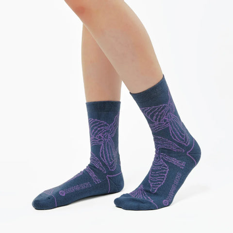 Root & Good | BUNGA Socks | Graphic Mesh Crew Socks