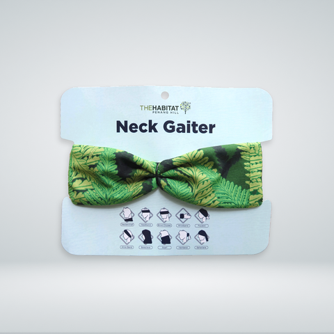The Habitat Neck Gaiter – Mist / Leaves