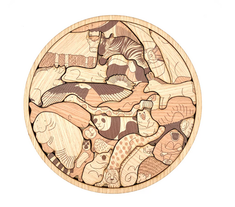 The Habitat Penang Hill Wood Puzzle – Animals