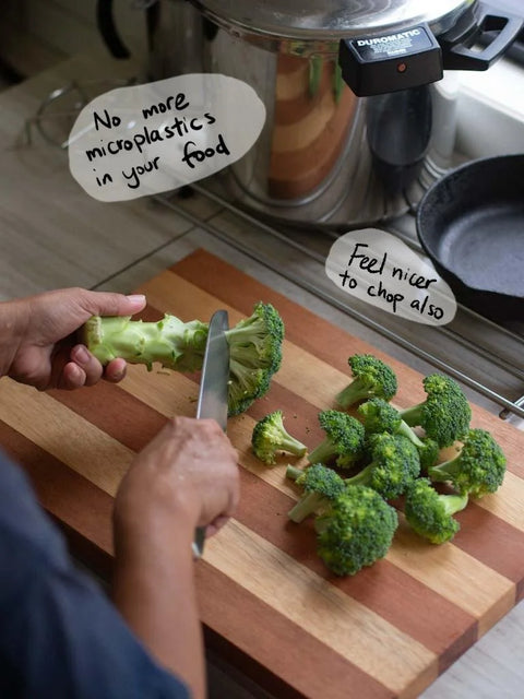 Friends Craft Striped Chopping Board