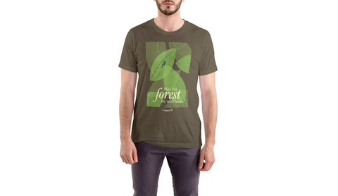 The Habitat Penang Hill Cotton Tshirt - May the Forest be with you (Adult size)
