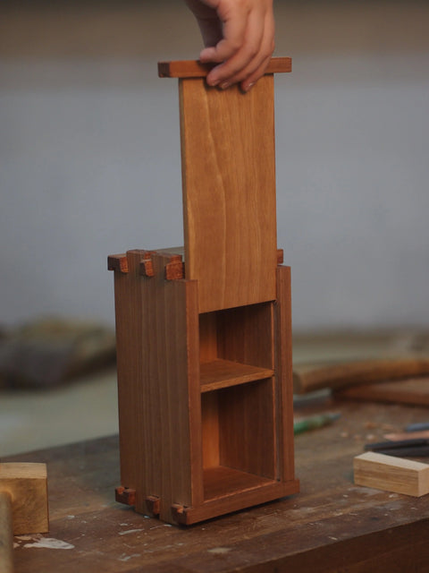Friends Craft Dovetailed Box with Sliding Lid