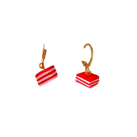 Earrings by Miss Dainty: Kueh Lapis