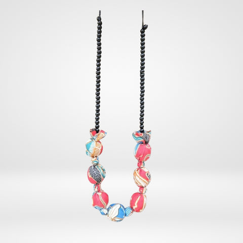 Nyonya Kain Beaded Batik Necklace