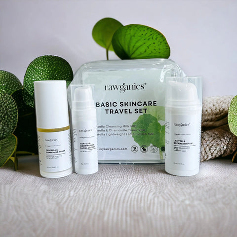 Centella Basic Skincare Travel Set by Rawganics