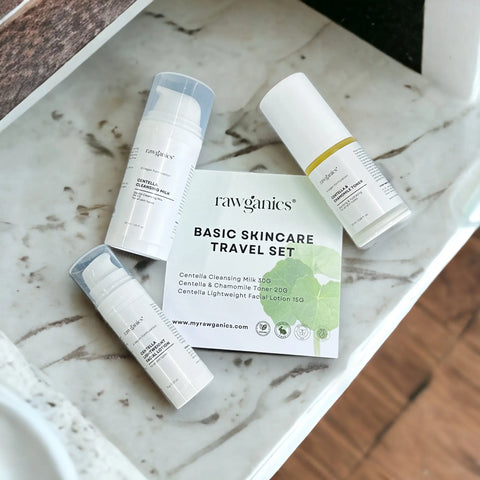 Centella Basic Skincare Travel Set by Rawganics