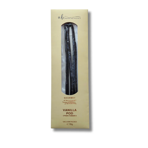 Uncang Vanilla Beans - 3 Pods (Grade A)