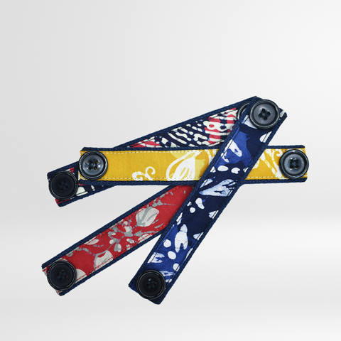 3 Batik Face Mask Extension Strap