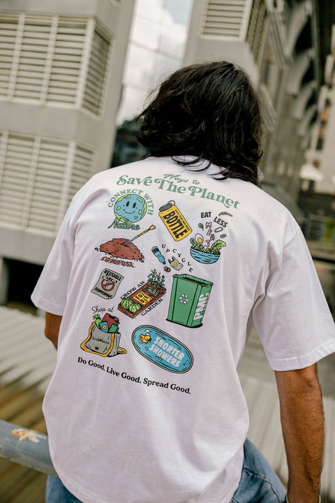 Kommune x Pestle & Mortar Save The Planet Tee