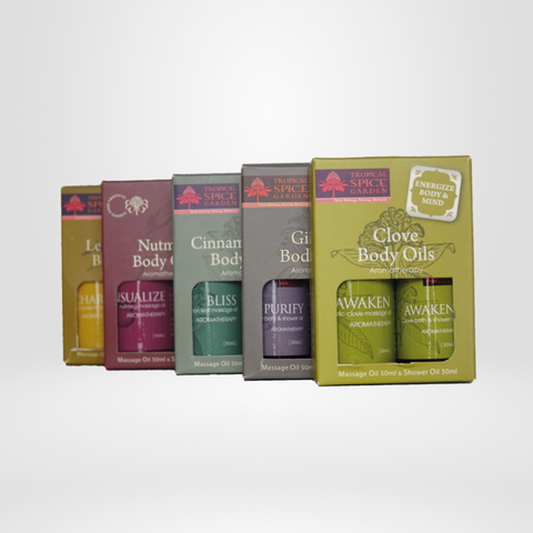 Tropical Spice Garden Body Oil Sets