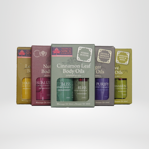Tropical Spice Garden Body Oil Sets