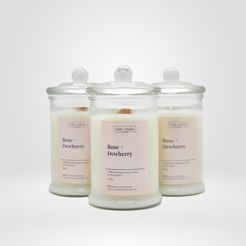 Wax, Wick & Melts: Rose & Dewberry