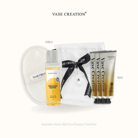 Vase Creation Hydration Haven Passport Travel Set