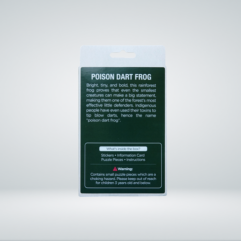 3D Paper Puzzle – Poison Dart Frog