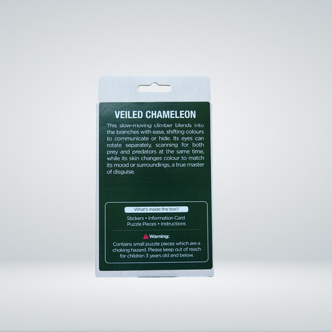 3D Paper Puzzle – Veiled Chameleon