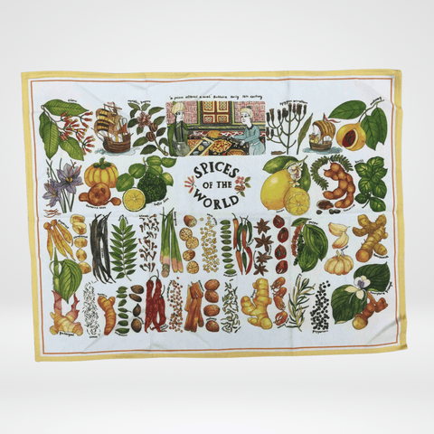 Spices of the World Tea Towels by Tropical Spice Garden
