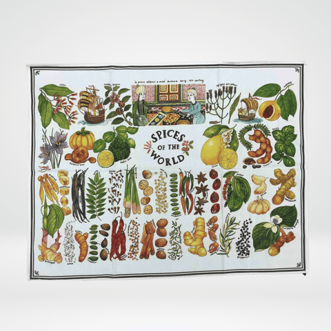 Spices of the World Tea Towels by Tropical Spice Garden