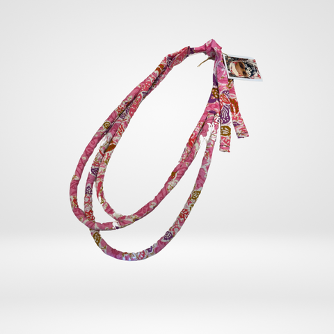 Handmade Upcycled Batik Necklace