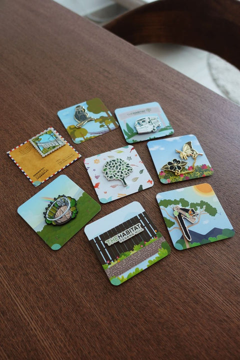 The Habitat Penang Hill Series Fridge Magnets