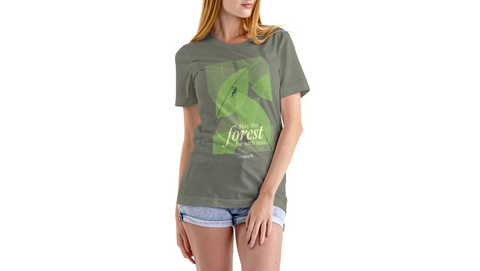 The Habitat Penang Hill Cotton Tshirt - May the Forest be with you (Adult size)