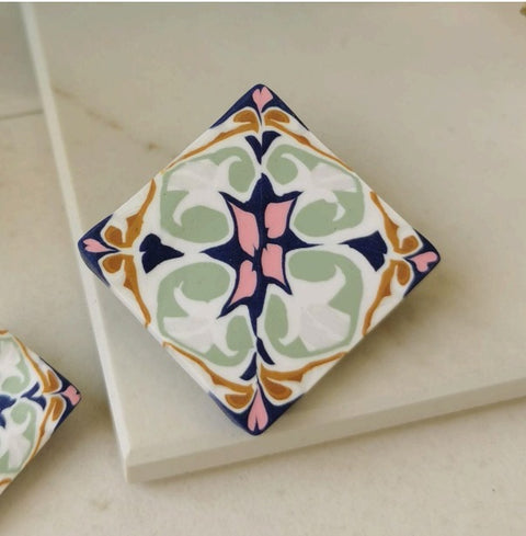 Either/Or Heritage Tile Brooch