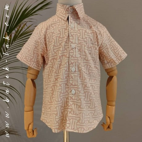 Batek-Lah Kids Button-Down Shirt (Short Sleeve)