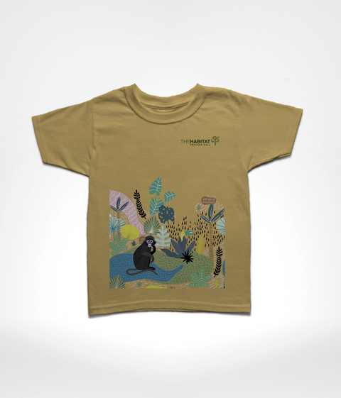 The Habitat Penang Hill Cotton Tshirt - Langur (Kid size)