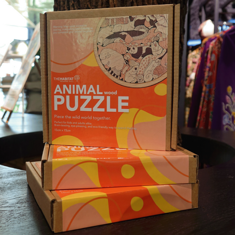 The Habitat Penang Hill Wood Puzzle – Animals