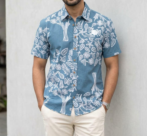 The Habitat x Batik Boutique Men's Short-Sleeve Shirt