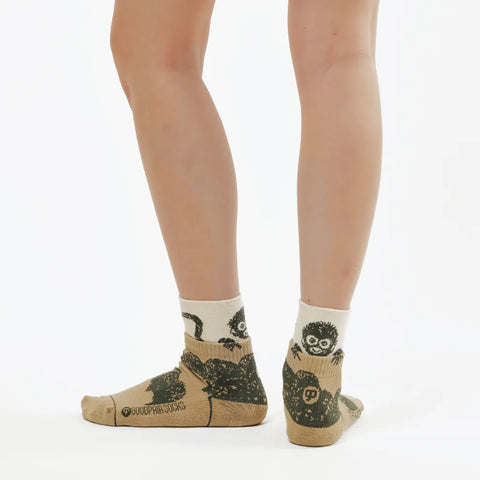 Root & Good |  ANAK Socks | Graphic Double Cuff Mid Socks