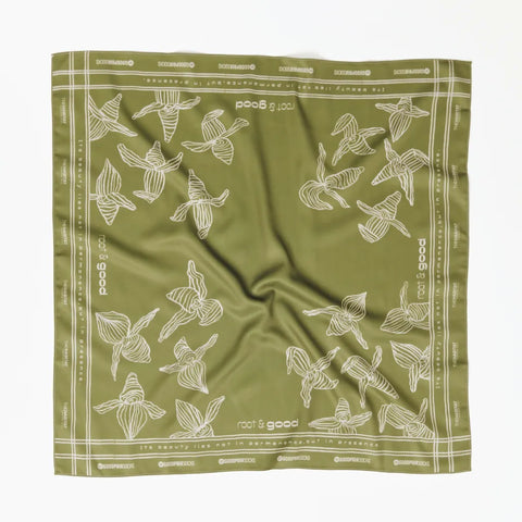 Root & Good |  BUNGA Bandana | Medium Square Scarf