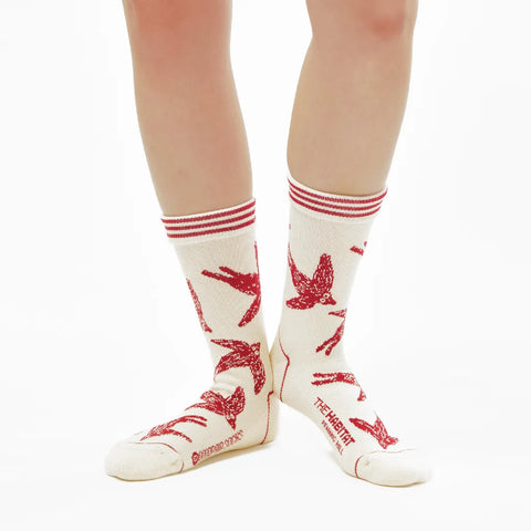Root & Good |  SAYAP Socks | Graphic 2 Ways Crew Socks