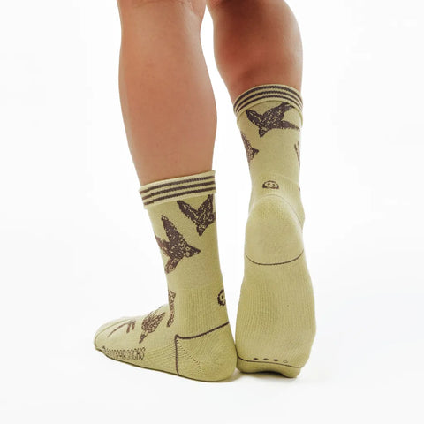 Root & Good |  SAYAP Socks | Graphic 2 Ways Crew Socks