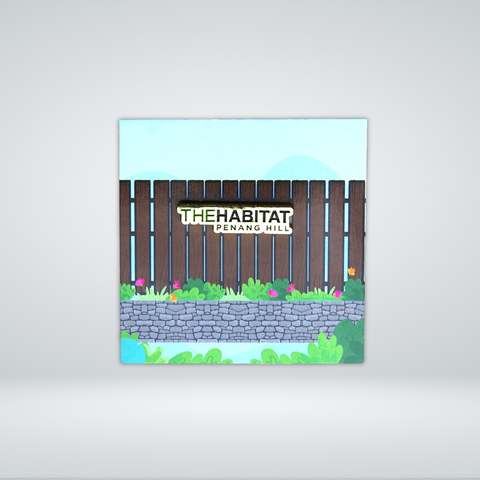 The Habitat Penang Hill Series Fridge Magnets