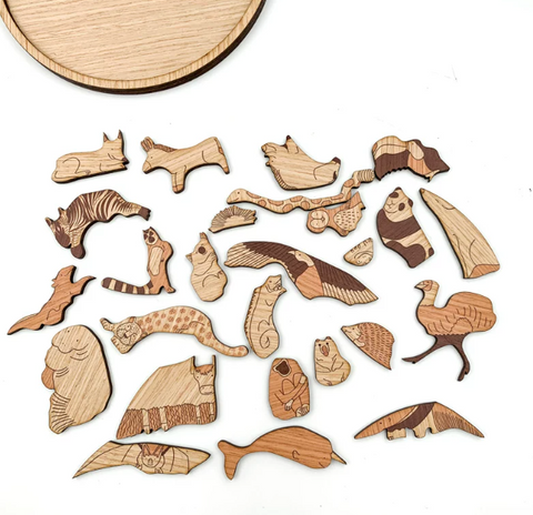 The Habitat Penang Hill Wood Puzzle – Animals