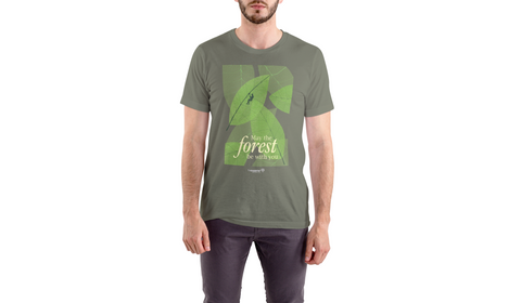 The Habitat Penang Hill Cotton Tshirt - May the Forest be with you (Adult size)